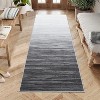 Non Slip Washable Rug - Modern Low Pile Indoor Mat, Stain Resistant & Foldable for Kitchen, Entryway, Living Room, Bedroom - 4 of 4