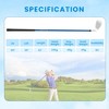Ultimate 33" Junior #7 Iron for Kids with Fiberglass Shaft & Headcover Individual Gold Club Blue/Pink - 3 of 4