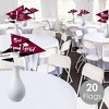 Big Dot of Happiness Maroon Grad - Best is Yet to Come - Triangle Burgundy Graduation Party Photo Props - Pennant Flag Centerpieces - Set of 20 - 2 of 4