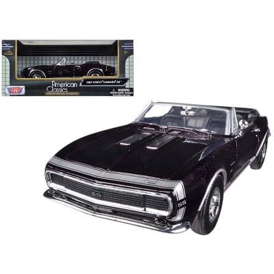 1967 Chevrolet Camaro SS Convertible Burgundy 1/24 Diecast Model Car by Motormax