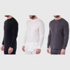 Alpine Swiss Mens Thermal Long Sleeve Top Underwear Crew Neck Shirt Waffle Knit Henley Base Layer - 2 of 4