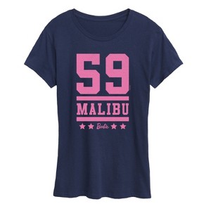 Women's - Barbie - 59 Malibu Barbie Short Sleeve Graphic T-Shirt - 1 of 4