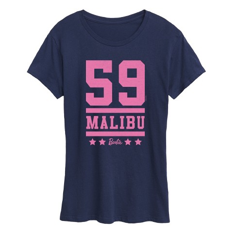 Women's - Barbie - 59 Malibu Barbie Short Sleeve Graphic T-Shirt - image 1 of 4