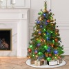 Puleo 4.5' Pre-Lit Artificial Vermont Pine Christmas Tree with 150 Dual Function LED Lights - 4 of 4
