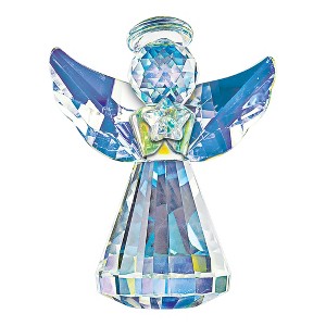 Collections Etc Beautiful Crystal Glass Angel Decoration - 1 of 2