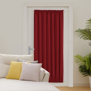 Deconovo French Door Blackout Curtain with Tieback, 1 Panel, OEKO-TEX - 1 of 4