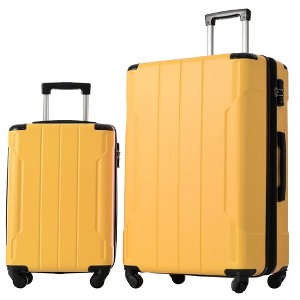 2-Piece Luggage Sets With Tsa Lock, Abs Hardside Expandable Luggage Set, Suitcase With Wheels - 1 of 4
