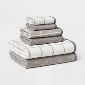 6pc Bath Towel Bundle Set - Room Essentials™ - 1 of 4