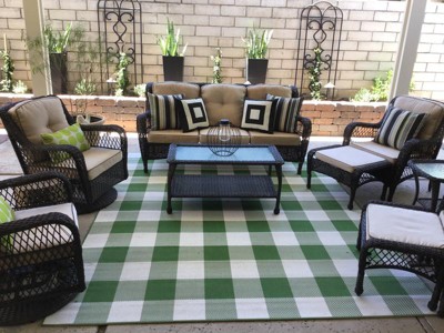 Checkered Indoor Outdoor Rug - Outdoor Area Rugs