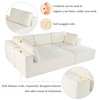 Large Chenille Modular Sectional Sofa with High-Density Foam, 3-Piece Free Combination, No Assembly Required - 3 of 4