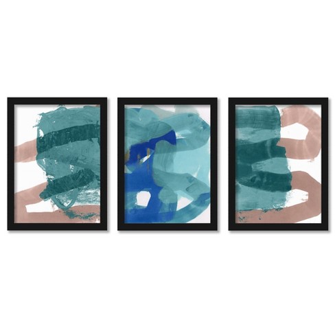 Americanflat Neutral Tones Minimalist Abstract By The Print Republic - 2  Piece Framed Wall Art Set : Target