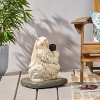 Maggift Animal Umbrella Base, tu Pattern Umbrella Base with Adapter, Cute Design, Suitable for Patio, Yard, Poolside, White, 13.5" * 13.5" * 16" - 3 of 4