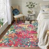 Rug – Washable Modern Soft Low Pile Carpet, Non Slip, Stain Resistant for Bedroom, Farmhouse, Entryway, Dining Room - 2 of 4