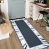Modern Low Pile Area Rug | Ultra-Thin Machine Washable Rug with Non-Slip Back | Stain Resistant, Non-Shedding & Pet Safe Bordered for Home - 3 of 4