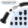 WOWOW 3 Function Kitchen Faucets Head Replacement with 9-Adapters in Polished Chrome - 4 of 4