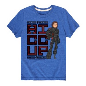 Boys' - How to Train Your Dragon - Hiccup Stacked Short Sleeve Graphic T-Shirt - 1 of 3