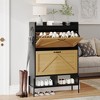 Shoe Cabinet with 2 Flip Drawers - 4 of 4