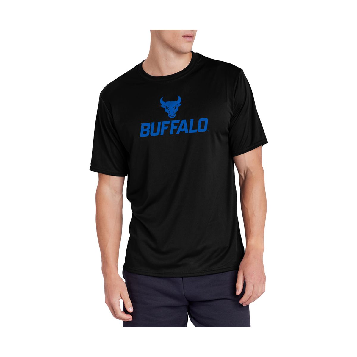 Men's Campus Lab University at Buffalo Men's Sport Active T-Shirt Primary Logo - thumbnail 7