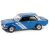 1972 Datsun 510 Blue Metallic with White "Vintage Ad Cars" Series 11 1/64 Diecast Model Car by Greenlight - 2 of 4