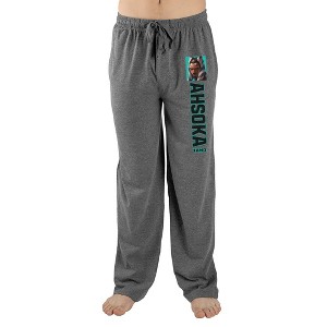 Star Wars Clone Wars Ahsoka Tano Character Heather Grey Sleep Pajama Pants - 1 of 3