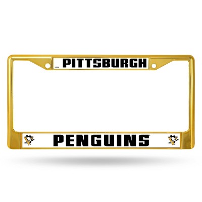 NHL Pittsburgh Penguins Colored Chrome License Plate Frame