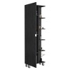Chery Life Corner Cabinet, Five Open Shelves, Single Door - 4 of 4