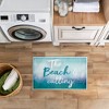 Stupell Industries Beach Is Calling Gradient Printed Plush Bath Mat And Bath Rug, Design By Lula Bijoux & Co., 18"X30" - 4 of 4