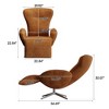 360 Swivel Zero Gravity Recliner Chair, Lounge Chair with Wide Backrest for Living Room - 3 of 4