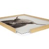 Kate and Laurel Blake Hey Dude Highland Cow Color Framed Printed Art by The Creative Bunch Studio, 24x32, Natural - 3 of 4