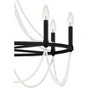 Quoizel Lighting Brigitta 8 - Light Chandelier in  Matte Black - 4 of 4