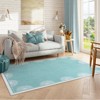 Lahome Short Pile Sunburst Area Rug – Plush Bohemian Accent for Living Room or Bedroom - 4 of 4