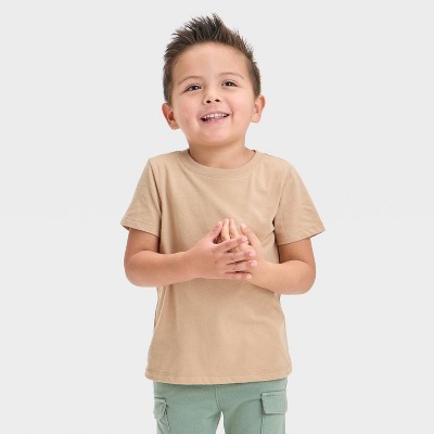 Toddler Boys' Short Sleeve Knit Solid T-Shirt - Cat & Jack™