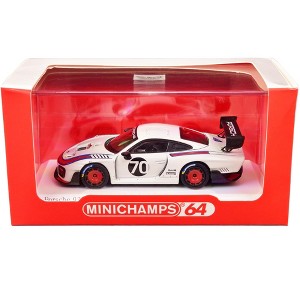 2018 Porsche 935/19 #70 "Martini Racing" White with Graphics 1/64 Diecast Model Car by Minichamps - 1 of 3