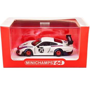 2018 Porsche 935/19 #70 "Martini Racing" White with Graphics 1/64 Diecast Model Car by Minichamps