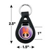 Powerpuff Girls Blossom Head Black Leather Keychain - 4 of 4