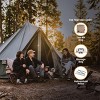 WHITE DUCK Regatta Canvas Bell Tent Collection with Stove Jack & Mesh Windows – 4-Season Glamping Tent, Water Repellent - 3 of 4