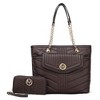 MKF Collection Chiari Vegan Leather Women's Tote Bag with Wallet by Mia K - 2 of 4