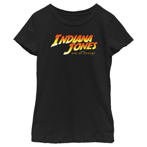 Girl's Indiana Jones And The Dial Of Destiny Official Movie Logo T ...