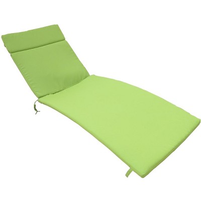 Oversart 52005.00Cush-Grn (2Pcs)Outdoor Chaise Lounge Cushion (Without Chaise Lounge)