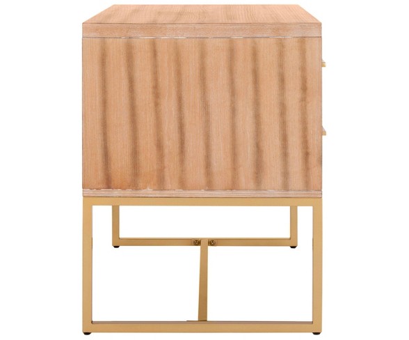 Estelle Nightstand Rustic Oak - Safavieh