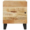 vidaXL Bedside Cabinets 2 pcs 15.7"x13"x18.1" Solid Wood Mango - 3 of 4