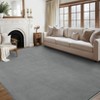Area Rug Large Fluffy Shag Rugs for Living Room Non Slip Machine Washable Rugs for Bedroom Ultra-Soft Plush Shaggy Carpet for Nursery Office - 2 of 4