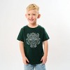 Tiger Face Mandala - Youth Short Sleeve Graphic T-Shirt - 3 of 4