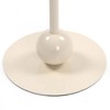NicBex 15.7" Round Coffee Table,Elegant/Multi-Purpose Cocktail Table with Metal Tabletop,Space-Saving Side Table for Bedroom,Living Room Furniture - 3 of 4