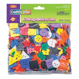 Creativity Street® Plastic Buttons, Assorted Colors, 3/4" to 1", 1 lb. - 1 of 2