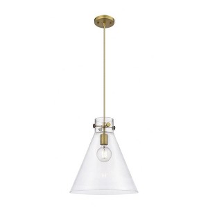 Newton Cone - 1 Light Pendant In Industrial Style-16.5 Inches Tall and 14 Inches Wide - 1 of 1