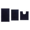 Home Weavers Luxury Collection 100% Cotton Tufted Bathroom Rug Set, Non-Slip Latex Bath Rug Set - 2 of 4