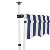 VidaXL Manual Retractable Awning 157.5" Blue and White Stripes - 2 of 4