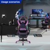 ELECWISH Racing Style High Back Computer Chair with Footrest Headrest and Lumbar Support - 4 of 4