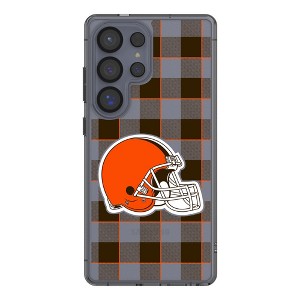NFL AFC Teams Plaid Clear Cell Phone Case for Samsung Galaxy - 1 of 4